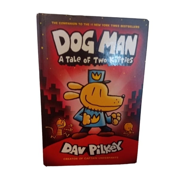 Modern Kids Hardcover‎ Book Dog Man #3 A Tale Of Two Kitties By Dav Pilkey Boys - Picture 1 of 7